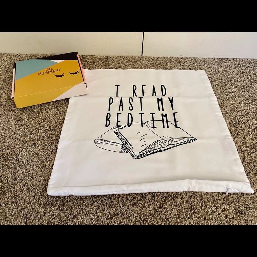 New, “I Read Past My Bedtime” Pillowcase 😴